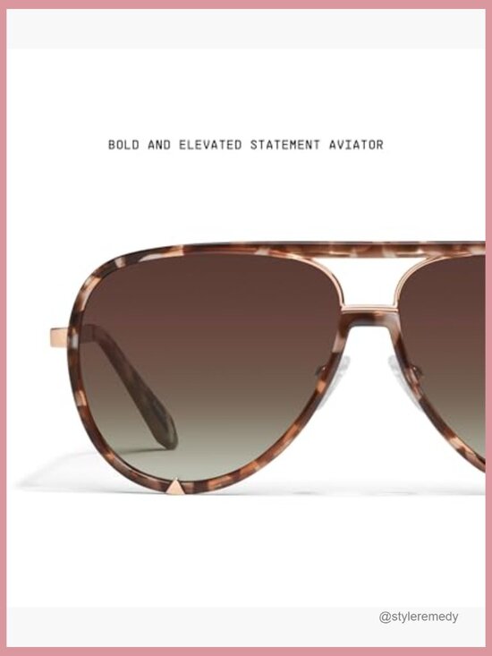 Polarized Aviator Sunglasses with UV Protection, Oversized Frame main image 4